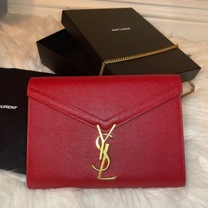 Red YSL Crossbody Bag